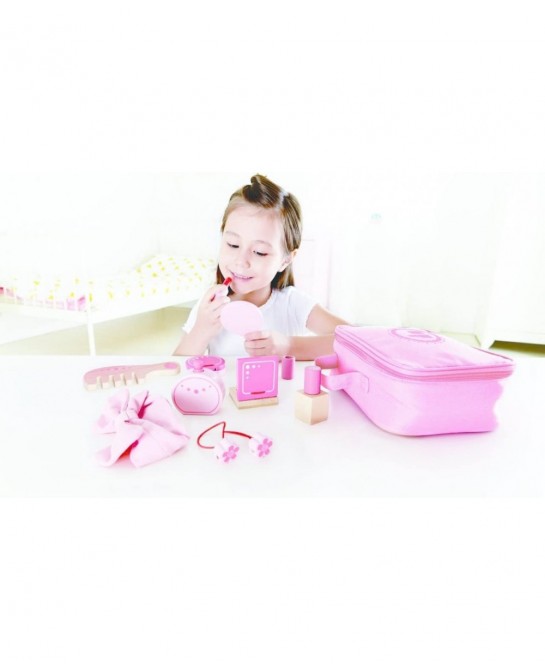 Award Winning Beauty Belongings Kid's Wooden Cosmetics Pretend Play Kit Multi L: 7.5 W: 3.1 H: 6.3 inch $44.10 Kids' Dress-Up...