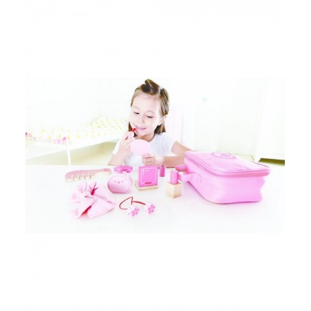 Award Winning Beauty Belongings Kid's Wooden Cosmetics Pretend Play Kit Multi L: 7.5 W: 3.1 H: 6.3 inch $44.10 Kids' Dress-Up...