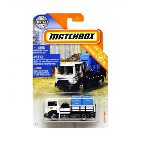 2019 MBX Construction Poop King 22/100 White $44.39 Kids' Play Trucks