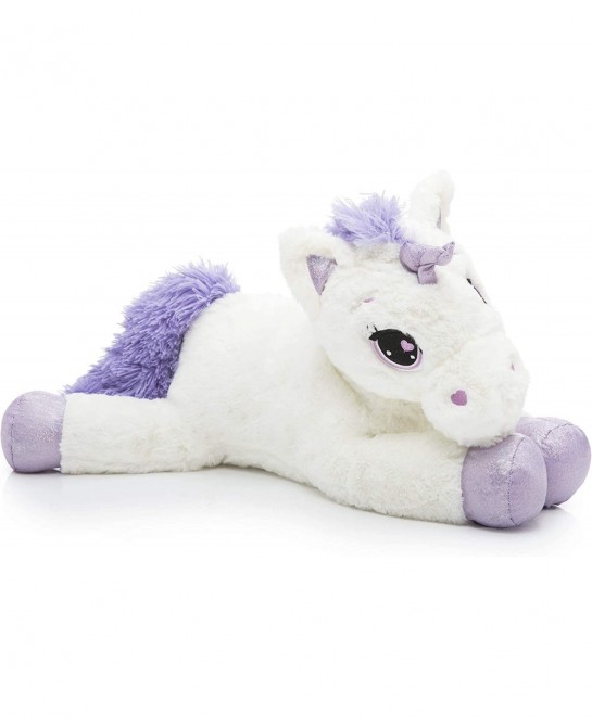Big Unicorn Stuffed Animal Toys Soft Unicorn Plush Pillow for Girls White 24'' $51.35 Stuffed Animals & Teddy Bears