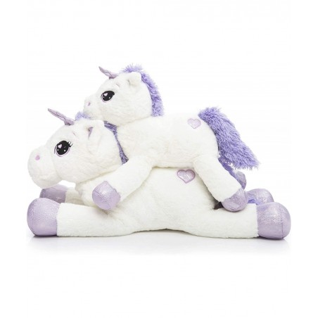 Big Unicorn Stuffed Animal Toys Soft Unicorn Plush Pillow for Girls White 24'' $51.35 Stuffed Animals & Teddy Bears