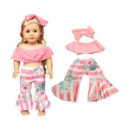 A Set of 18 inch Doll clotheing and Accessories Suitable for 18 inch American Dolls Including Doll Clothes suitcases Magic Ma...