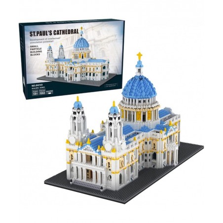 Architecture St. Paul's Cathedral Building Blocks Set Model Kit Toys Gift for Kids and Adults World Famous Landmark 3D Puzzle...
