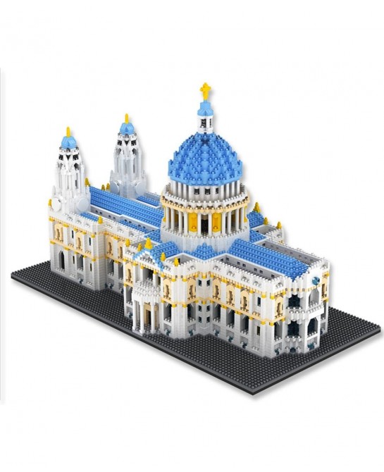 Architecture St. Paul's Cathedral Building Blocks Set Model Kit Toys Gift for Kids and Adults World Famous Landmark 3D Puzzle...