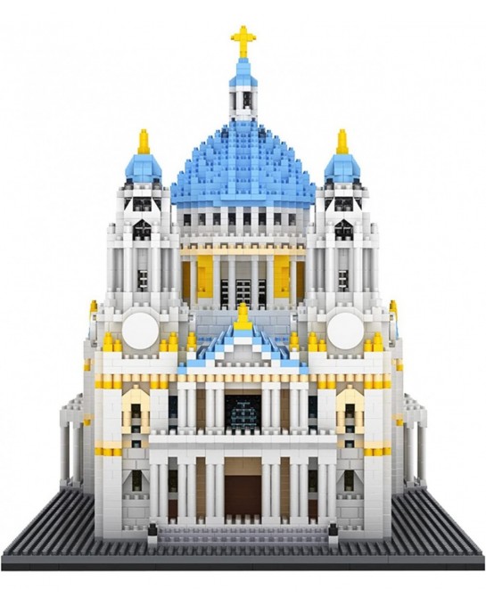 Architecture St. Paul's Cathedral Building Blocks Set Model Kit Toys Gift for Kids and Adults World Famous Landmark 3D Puzzle...
