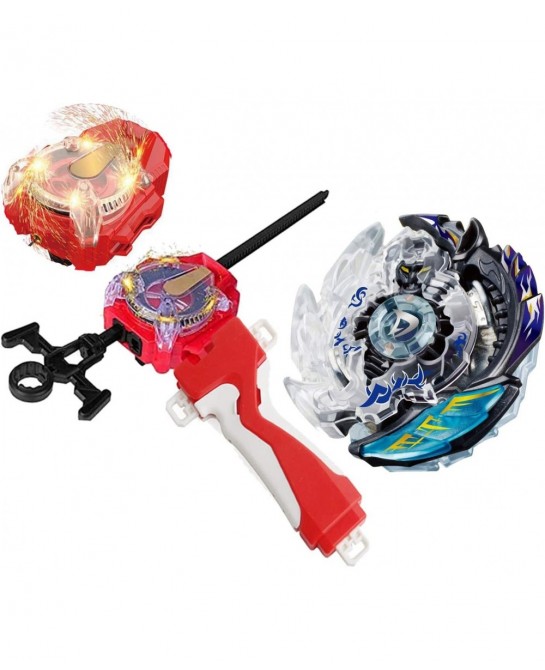 Bey Battle Burst Blades Evolution B-85 Booster Killer Deathscyther.2V.Hn Red Sparking Left and Right Launcher Handle Grip Sta...