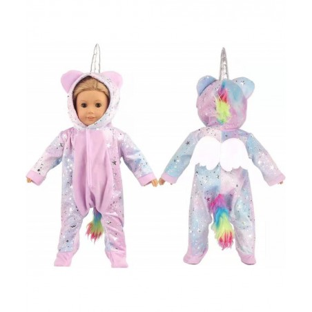 18 Inch Doll Clothes and Accessories Cute Unique Doll Onesie Pajamas Fits for 18 Inch American Doll $23.00 Doll Accessories