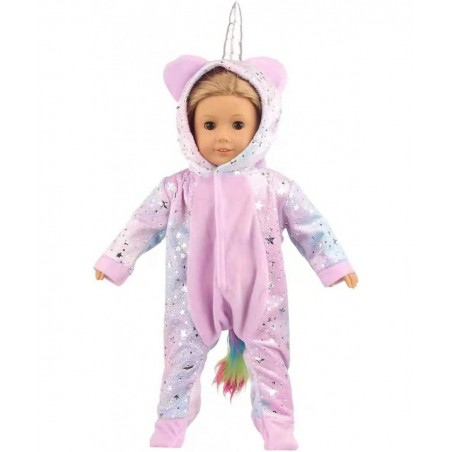 18 Inch Doll Clothes and Accessories Cute Unique Doll Onesie Pajamas Fits for 18 Inch American Doll $23.00 Doll Accessories