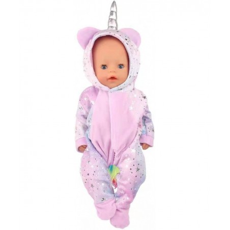 18 Inch Doll Clothes and Accessories Cute Unique Doll Onesie Pajamas Fits for 18 Inch American Doll $23.00 Doll Accessories