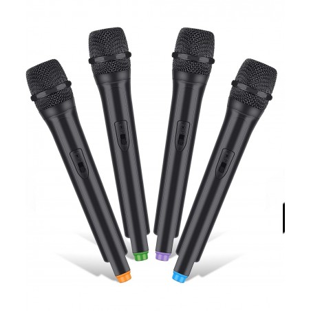 4 Pcs Microphone Prop Play Plastic Mics Toy Microphone Fake Microphone Kids Microphone Simulate Speech Practice Microphone fo...