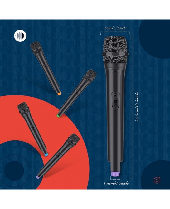 4 Pcs Microphone Prop Play Plastic Mics Toy Microphone Fake Microphone Kids Microphone Simulate Speech Practice Microphone fo...