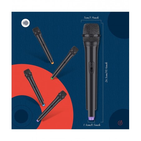4 Pcs Microphone Prop Play Plastic Mics Toy Microphone Fake Microphone Kids Microphone Simulate Speech Practice Microphone fo...