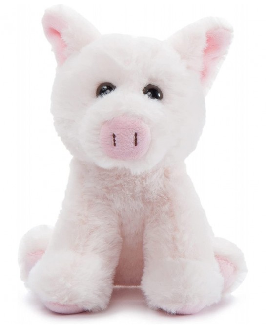Pig Stuffed Animal Plushie Gifts for Kids Wild Onez Babiez Farm Animals Pig Plush Toy 6 inches $17.29 Stuffed Animals & Teddy...