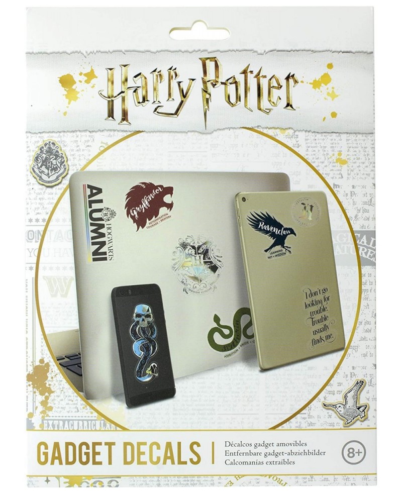Harry Potter Gadget Decals - Reusable Vinyl Sticker Clings - 4 Sheets $14.88 Kids' Stickers