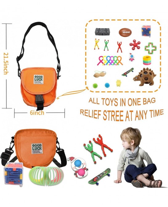 25Pcs Fidget Toys Pack Relief Stress and Anxiety Sensory Toy for Adults Children Autistic Kids ADHD Special Gadgets for Party...