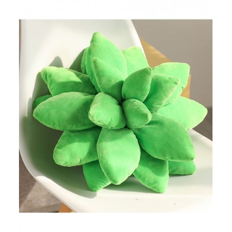 17.7in Succulent Pillow Cute Stuffed Plant Plush Pillows 3D Succulents Cactus Pillow Novelty Plush Cushion for Garden Bedroom...