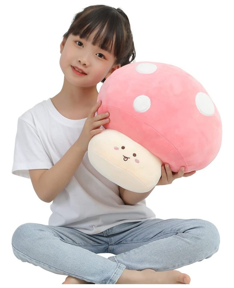 12.6" Mushroom Stuffed Animal Cute Big Mushroom Squishy Soft Hug Pillow Animals Plush Toy Doll for Kids Birthday Valentine $5...