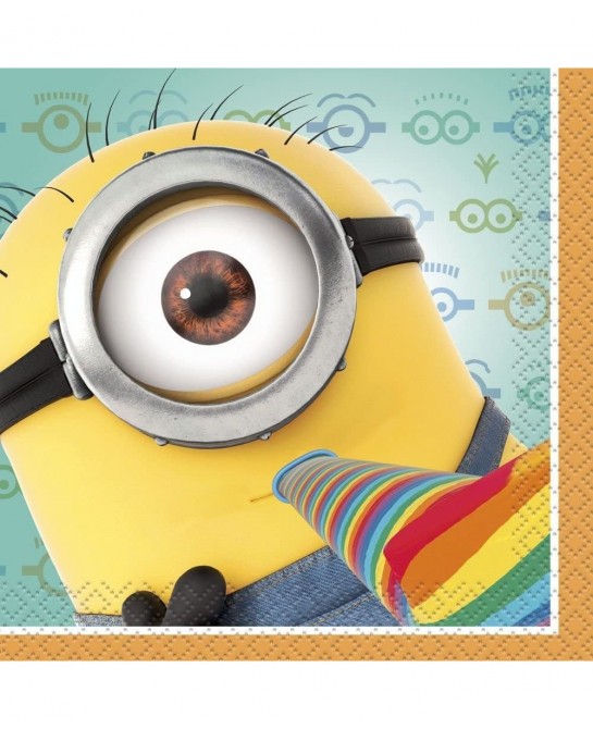 Despicable Me Beverage Napkins 16ct $15.54 Kids' Party Tableware