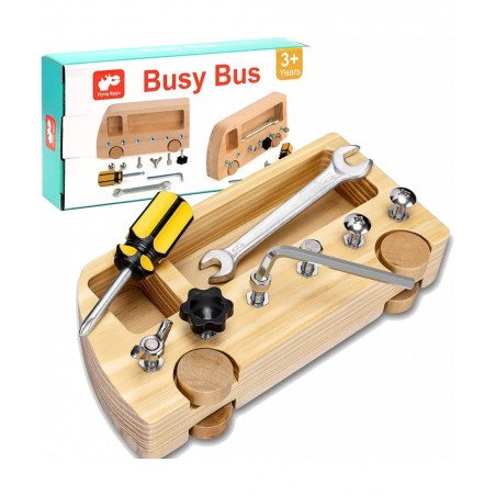 Montessori Screwdriver Board Set Montessori Toys for 3+ Year Old Basic Skills Sensory Learning Sensory Bin Toys Preschool Mat...
