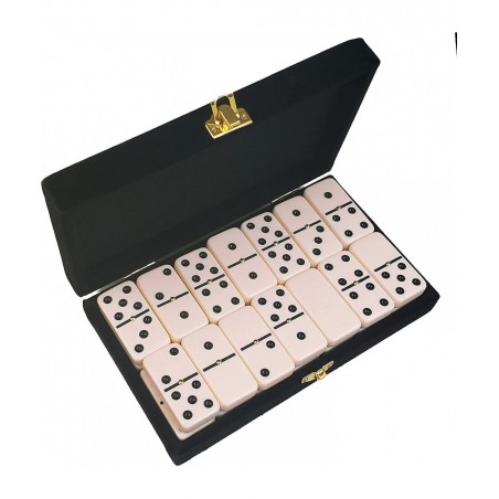 Domino Double 6 Creamy Blush Tiles Jumbo Tournament Size w/Spinners $68.34 Domino & Tile Games