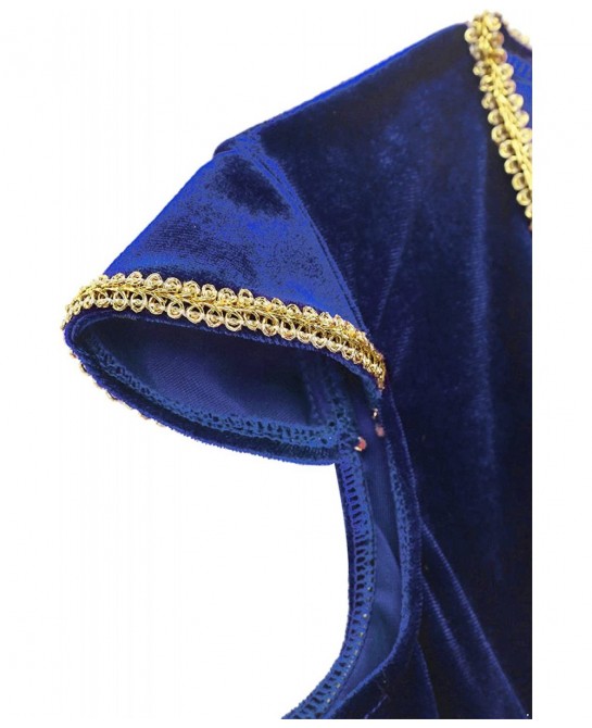Kids Boys Halloween Cosplay Outfits Arabian Prince Costume Cap Sleeve Top with Pants Two Piece Set $20.83 Kids' Costumes