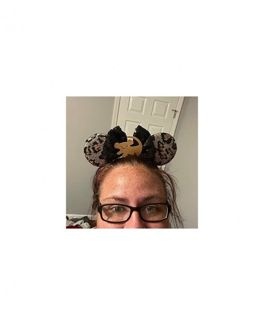 Leopard Minnie Ears Animal Kingdom Ears Lion King Minnie $21.87 Kids' Dress-Up Accessories