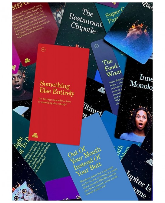 MINDCRUSHERS. Stoner Approved Conversation Starters. 200 Thought-provoking Funny and Occasionally Weird Conversations in a Bo...