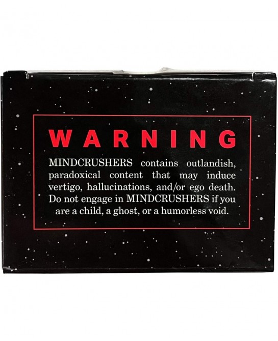 MINDCRUSHERS. Stoner Approved Conversation Starters. 200 Thought-provoking Funny and Occasionally Weird Conversations in a Bo...
