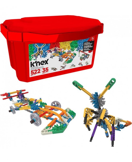 Imagine - Click & Construct Value Building Set - 522Piece - 35 Models - Engineering Educational Toy Building Set $56.22 Toy B...