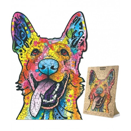 Wooden Jigsaw Puzzle for Adults and Kids 200 pcs 11.8 х 8.3 in with Frame Unique Shape Cutting and Gorgeous Colors Gift for A...