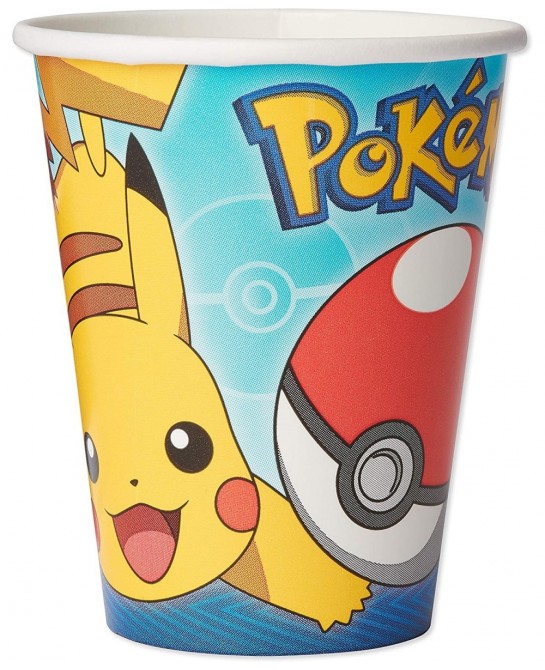 Pokemon Party Supplies 9 oz Paper Cups (32-Count) $16.69 Kids' Party Tableware