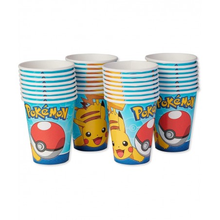 Pokemon Party Supplies 9 oz Paper Cups (32-Count) $16.69 Kids' Party Tableware