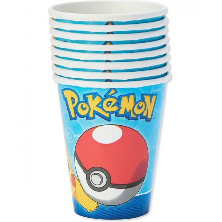 Pokemon Party Supplies 9 oz Paper Cups (32-Count) $16.69 Kids' Party Tableware