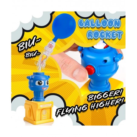 Balloon Launcher Car Toy Set 72 pcs Balloon Car Toy with Pump Balloon Toys for Kids Balloon Launcher Toy Balloon Powered Car ...