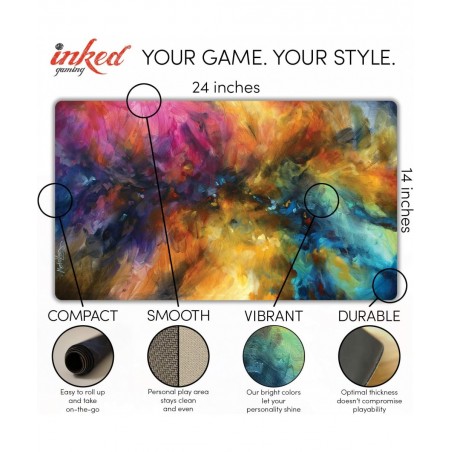 Dreamscape Playmat Inked Gaming TCG Game Mat for Cards $60.15 Puzzle Play Mats