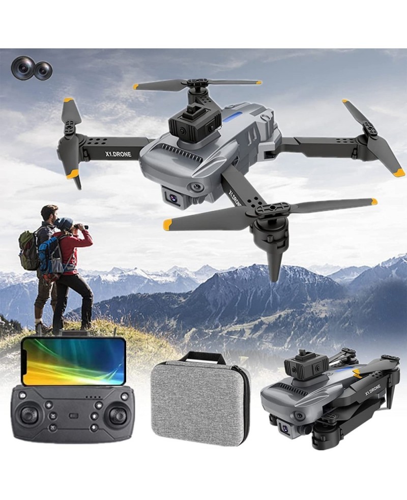 Drone With Optical Flow Localization Remote Control Drone 1080P Dual HD FPV Camera Toys Birthday Gifts With Altitude Hold Hea...