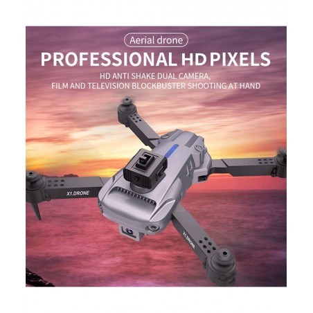 Drone With Optical Flow Localization Remote Control Drone 1080P Dual HD FPV Camera Toys Birthday Gifts With Altitude Hold Hea...