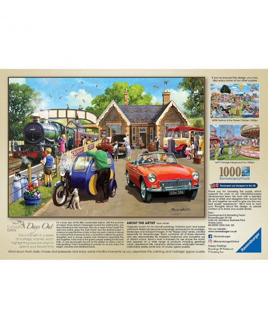 Leisure No.6-Days Out 1000 Piece Jigsaw Puzzle for Adults & Kids Age 12 Years Up $45.98 Jigsaw Puzzles