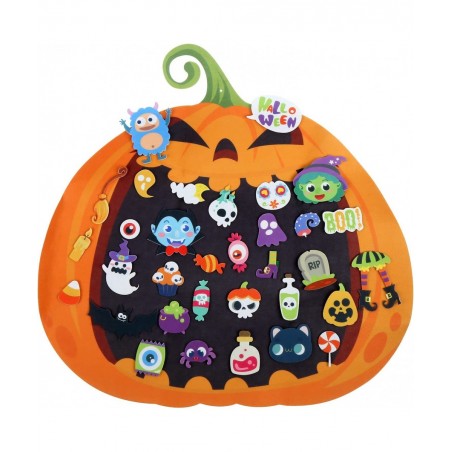 DIY Halloween Felt Pumpkin Hanging Ornament Decoration Kids Felt Pumpkin Crafts Kits for Halloween Craft Making and Decoratio...