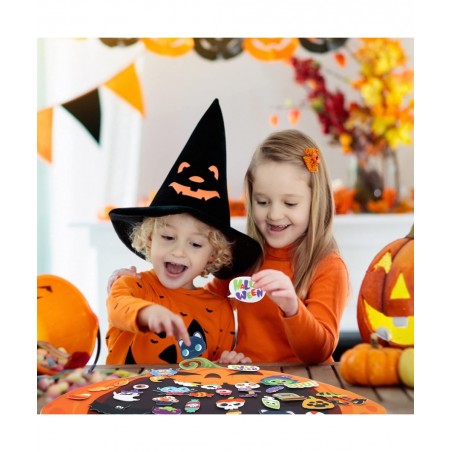 DIY Halloween Felt Pumpkin Hanging Ornament Decoration Kids Felt Pumpkin Crafts Kits for Halloween Craft Making and Decoratio...