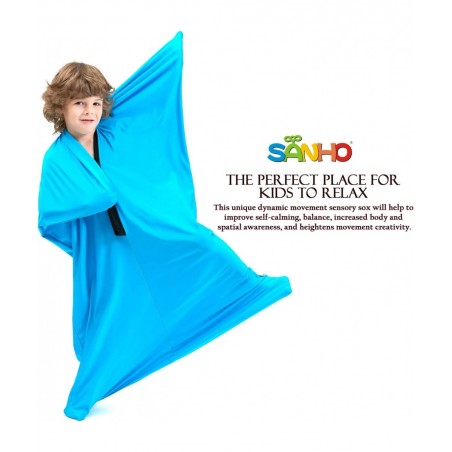 Dynamic Movement Sensory Body Sock Updated Version Bright Blue (Large) $52.37 Kids' Dress-Up Accessories