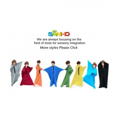 Dynamic Movement Sensory Body Sock Updated Version Bright Blue (Large) $52.37 Kids' Dress-Up Accessories
