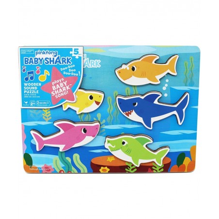 Pinkfong Baby Shark Chunky Musical Wood Sound Puzzle Plays Baby Shark Song for Families and Kids Ages 2 and up $14.12 Baby Mu...