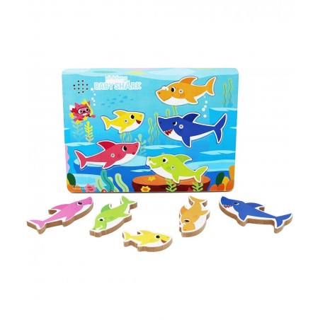 Pinkfong Baby Shark Chunky Musical Wood Sound Puzzle Plays Baby Shark Song for Families and Kids Ages 2 and up $14.12 Baby Mu...