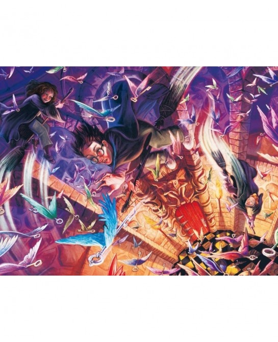 Harry Potter Flying Keys 500-500 Piece Jigsaw Puzzle $46.06 Jigsaw Puzzles