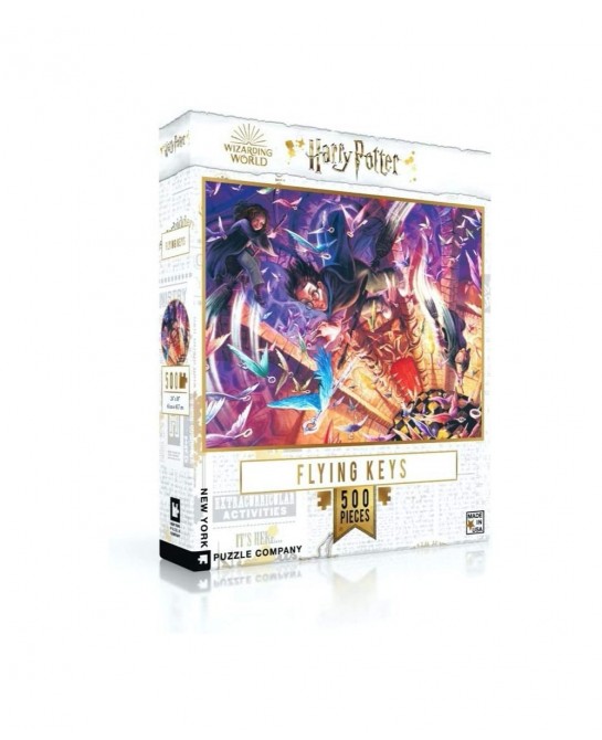 Harry Potter Flying Keys 500-500 Piece Jigsaw Puzzle $46.06 Jigsaw Puzzles