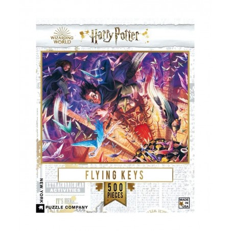 Harry Potter Flying Keys 500-500 Piece Jigsaw Puzzle $46.06 Jigsaw Puzzles