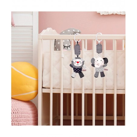 Black and White Car Seat & Stroller Toys for 3 6 12 Months $25.37 Baby Car Toys & Stroller Toys