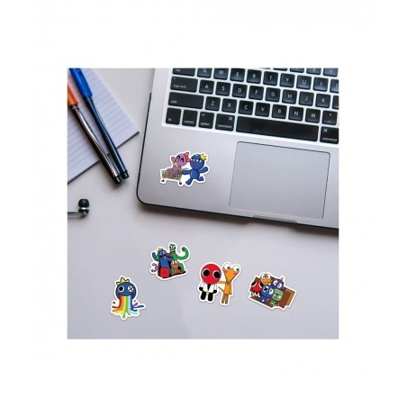 52pcs Rainbow Friends Stickers Pack Game Themed Stickers Decals for Water Bottles Skateboard Laptop Computer Rainbow Friends ...