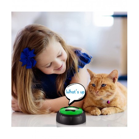 12 Packs Dog Talking Button Set for Communication Recordable Buttons Cat Sound Buttons 30 Seconds Voice Recording Buttons Pet...